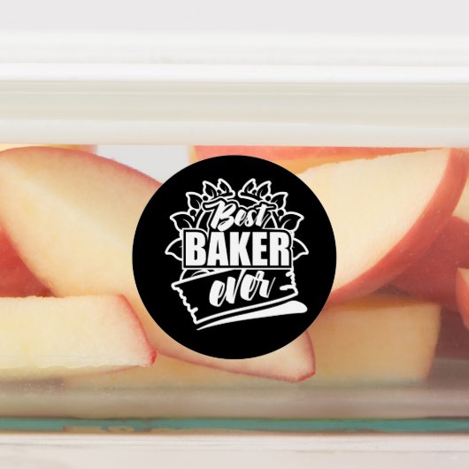 Beste Baker Ever Labels (Aangebracht)