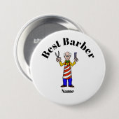 Beste Barber-Button - oudere Barber Ronde Button 7,6 Cm (Voorkant /achterkant)