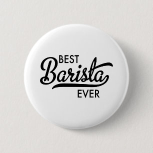 Beste Barista ooit Ronde Button 5,7 Cm