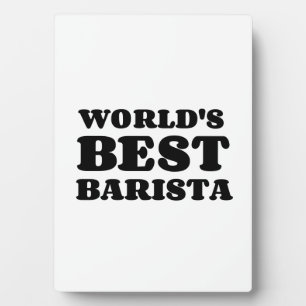BESTE BARISTA VAN DE WERELD FOTOPLAAT