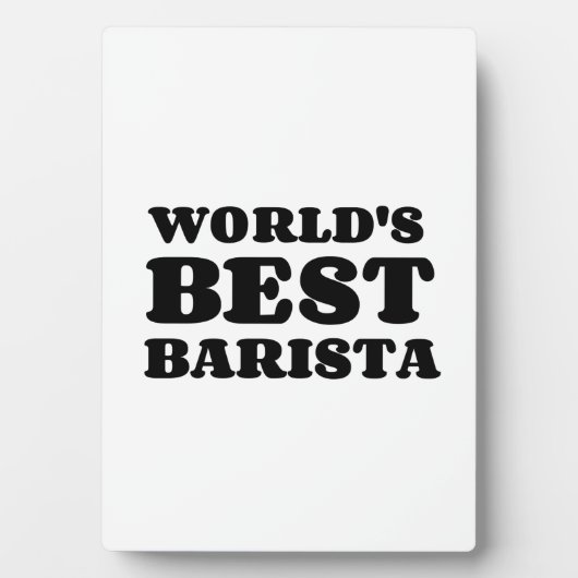 BESTE BARISTA VAN DE WERELD FOTOPLAAT (voorkant)