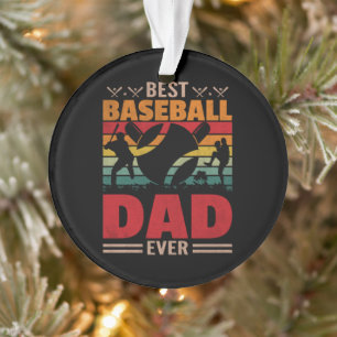 Beste Baseball Pap ooit Ornament