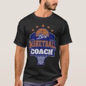 Beste Basketbal Coach Design T-shirt (Voorkant)