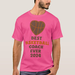 Beste basketbalcoach ooit 2024 t-shirt