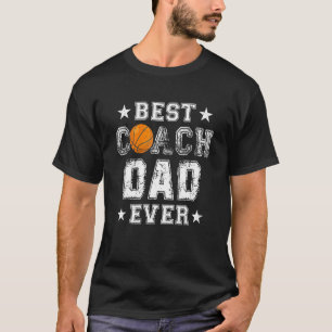 Beste basketbalcoach Papa Ever Papa Vaders T-shirt