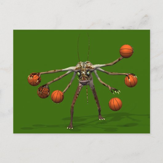 Beste Basketball Dribbler Briefkaart (Voorkant)