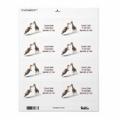 Beste Basketball Scorer Etiket (Full Sheet)