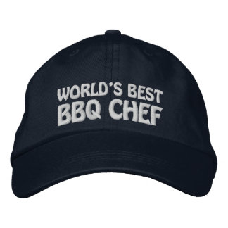 Beste BBQ Chef over werelden Geborduurde Pet