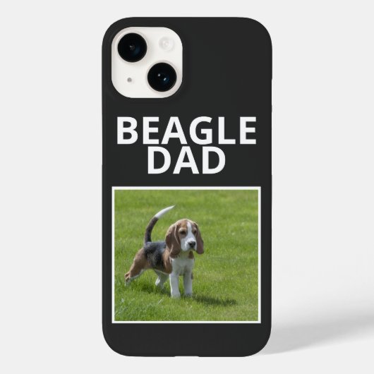 BESTE BEAGLE DOG DAD FOTO PET Case-Mate iPhone CASE (Achterkant)