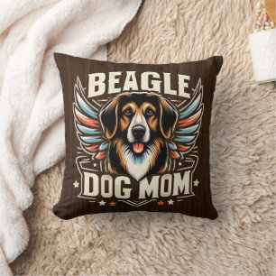 Beste Beagle Dog Moeder Ooit - Beagle Hondenliefhe Kussen