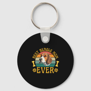 Beste Beagle Mom ooit, grappige Beagle Dog Canine Sleutelhanger