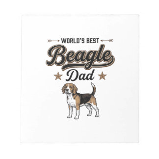Beste Beagle Papa ter Wereld Vintage Hond Notitieblok
