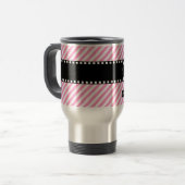 Beste BEDRAG per monogram met DIAGONALE STRIPES V0 Reisbeker (Voorkant links)