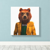 Beste Beer Canvas Afdruk (Insitu (Houten vloer))