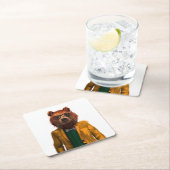 Beste Beer Vierkante Kartonnen Onderzetter (Insitu)