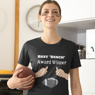 Beste "Bench" Award winnaar Fantasy Football T-shirt