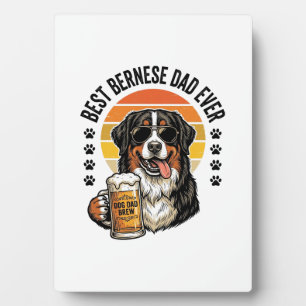 Beste Berner Vader Ooit Vintage Hond Bier Shirt On Fotoplaat