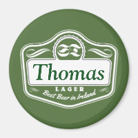 Beste bier gepersonaliseerde magneet