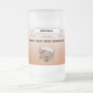 Beste Bier Sommelier Bruin Wit Verlopen & Foto Matglas Bierpul