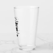 Beste bierglazen cadeau van bruin-bruin-bruin glas (Links)