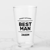 Beste bierglazen cadeau van bruin-bruin-bruin glas (Voorkant)