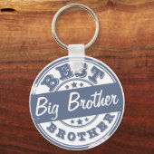 Beste Big Brother - rubberzegeleffect - Sleutelhanger (Voorkant)