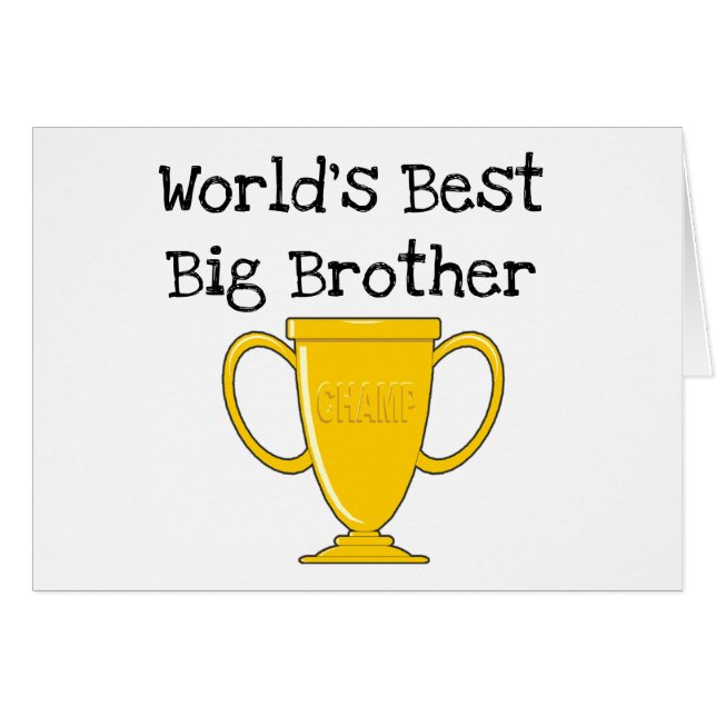 Beste Big Brother van Champion World (Voorkant Horizontaal)