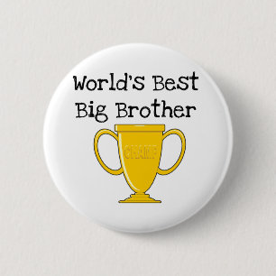 Beste Big Brother van Champion World Ronde Button 5,7 Cm