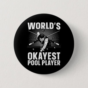 Beste biljart kunst voor mannen vrouwen biljart 8  ronde button 5,7 cm