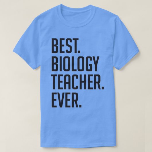 Beste bioloog leraar Overdag 5 T-shirt (Design voorkant)