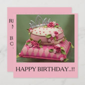 BESTE BIRTHDAY-KAART KAART (Voorkant / Achterkant)