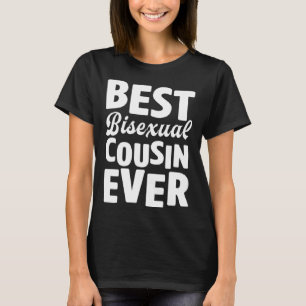 Beste biseksuele neef ooit biseksuele pride famili t-shirt