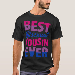 Beste biseksuele neef ooit biseksuele pride famili t-shirt