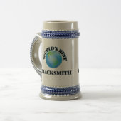 Beste Blacksmith van de wereld Bierpul (Voorkant links)