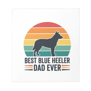 Beste Blue Heeler Vader Ooit Vintage Hond Vader De Notitieblok