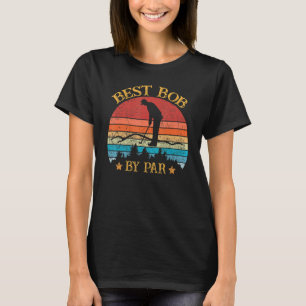 Beste Bob van Par Vaderdag Golf Golfing T-shirt