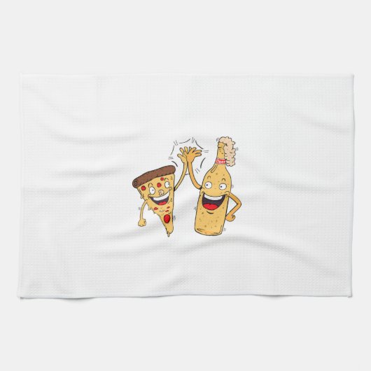 Beste Boeddies Pizza en Beer Theedoek (Horizontaal)