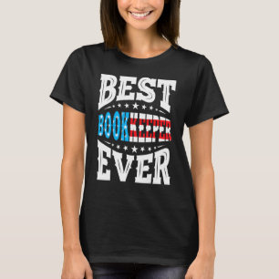 Beste boekhouder ooit 4th July USA Amerika T-shirt