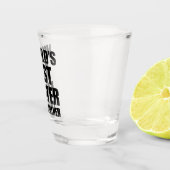 Beste boer ter wereld, bedoel ik vader shot glas (Rechts)