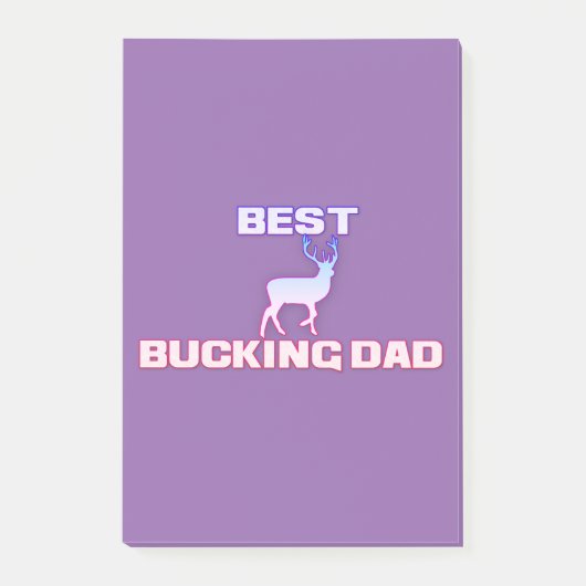 Beste bokkende vader post-it® notes (Voorkant)