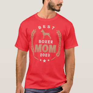 Beste Bokser Moeder 2023 Leuke Duitse Bokser Hond T-shirt