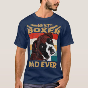 beste boksvader ooit bokser dog cadeaus pap t-shirt