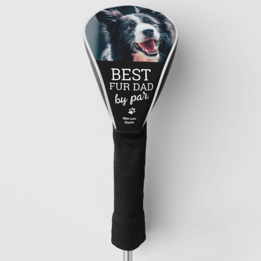 Beste bontvader door Par Custom Dog Foto Golfheadcover (Voorkant)