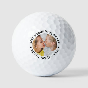 Beste BONUS MOM op persoonlijke foto Golfballen