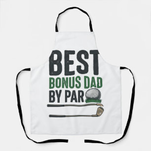 Beste Bonus Vader door Par Golf Shirt Design_1 Schort