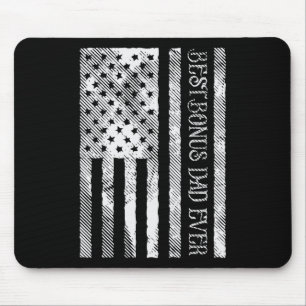 Beste Bonus Vader Ooit Amerikaanse Vlag Vintage Pa Muismat