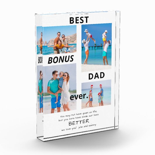 Beste Bonus Vader Ooit Stepdad 4 Foto Vaderdag (Links)