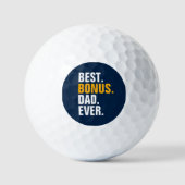 Beste bonus vader ooit stiefvader golfballen (Voorkant)