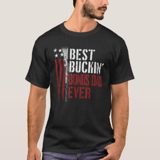 Beste Bonus Vader Ooit USA Vlag Vintage voor M T-shirt