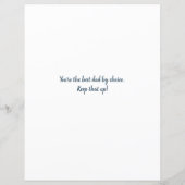 Beste Bonus Vader Vaders Dag Kinder Foto (Achterkant)